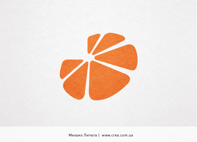 Дизайн логотипа радиостанции «Апельсин» | Radio station logo design