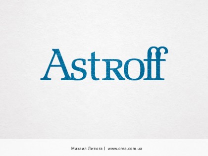 «Astroff» logo design